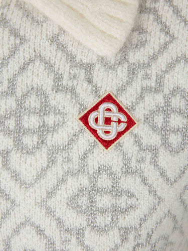 Casablanca Hombre Barcelona Cárdigan Punto Cremallera color Marfil sku 543-001020 01 - Foto 4
