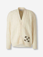 Off-White Hombre Barcelona Cárdigan Punto color Crema sku 543-001022 01 - Foto 1