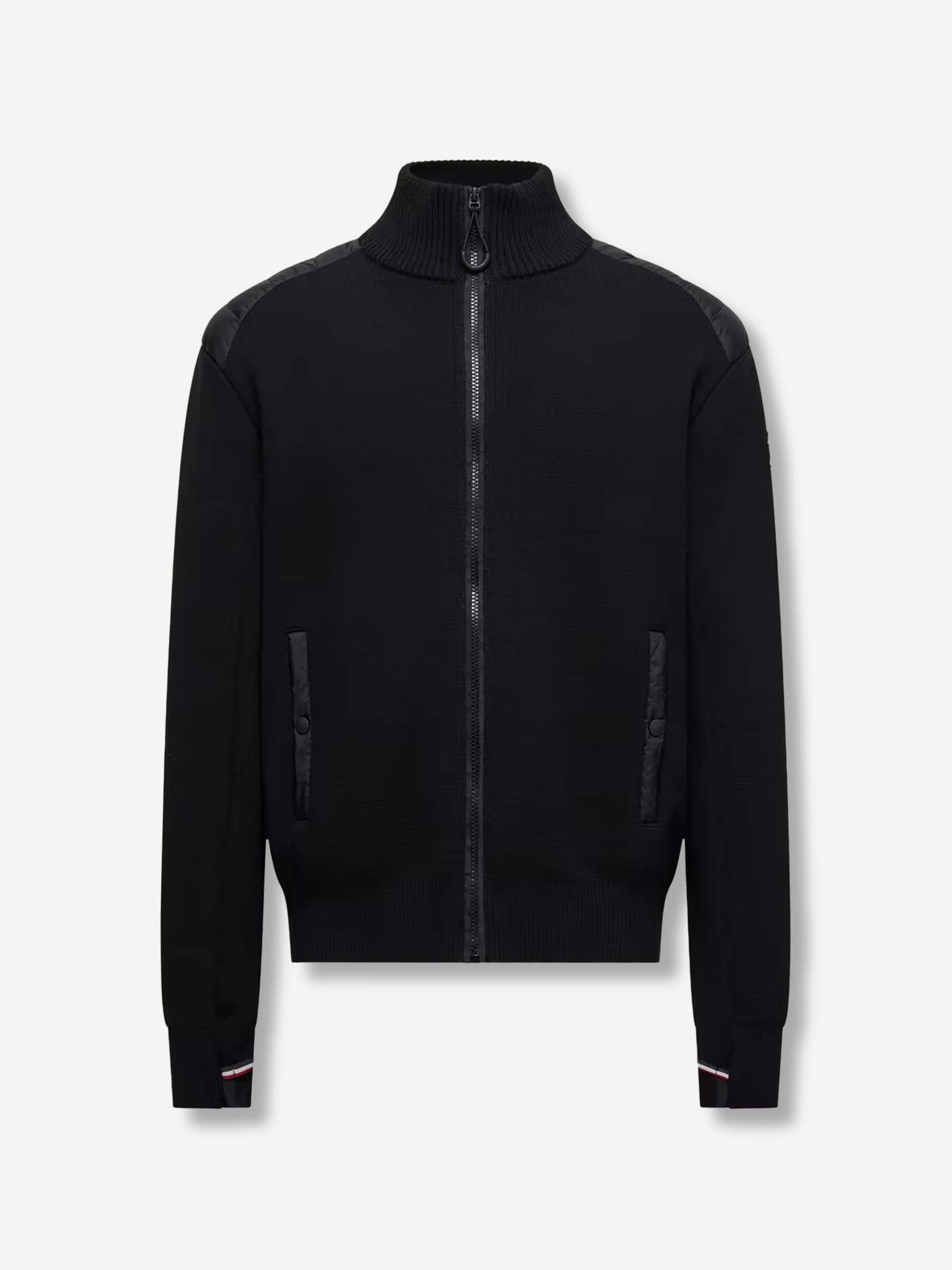 Moncler Grenoble Hombre Barcelona Cárdigan Cremallera Lana color Negro sku 543-001027 01 - Foto 1