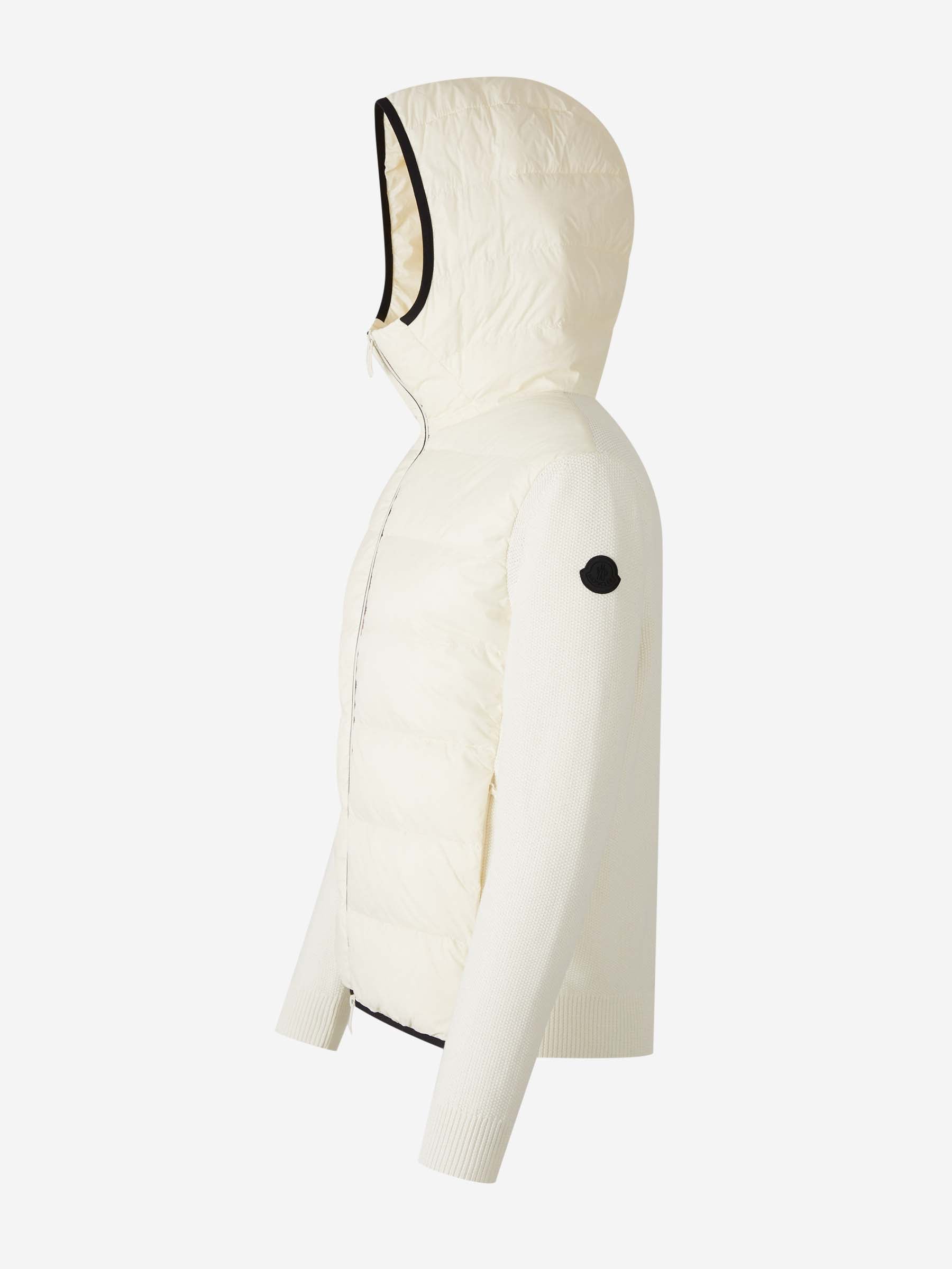 Moncler Hombre Barcelona Cárdigan Acolchado Punto color Crema sku 543-001032 01 - Foto 2