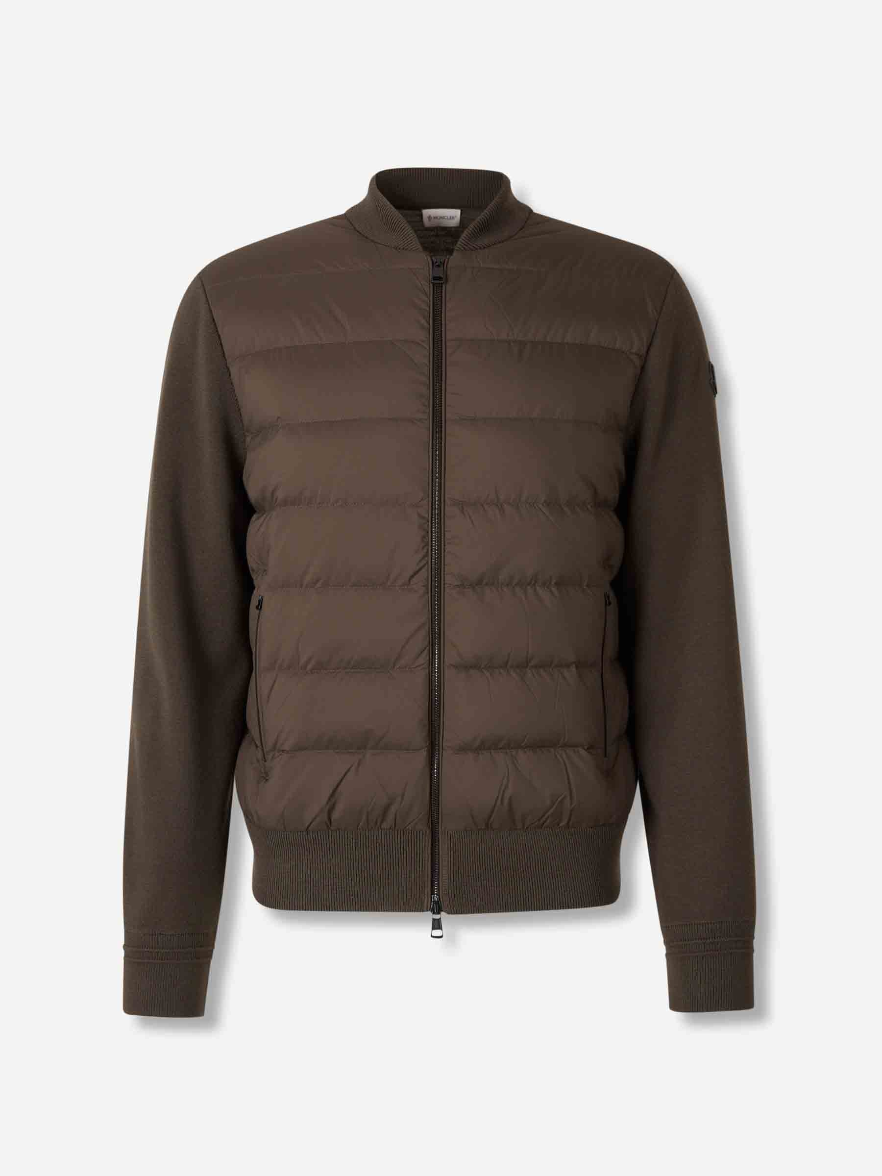 Moncler Hombre Barcelona Cárdigan Acolchado Cremallera color Verde Militar sku 543-001033 01 - Foto 1