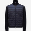 Moncler Hombre Barcelona Cárdigan Acolchado Lana color Azul Denim Oscuro sku 543-001035 01 - Foto 1