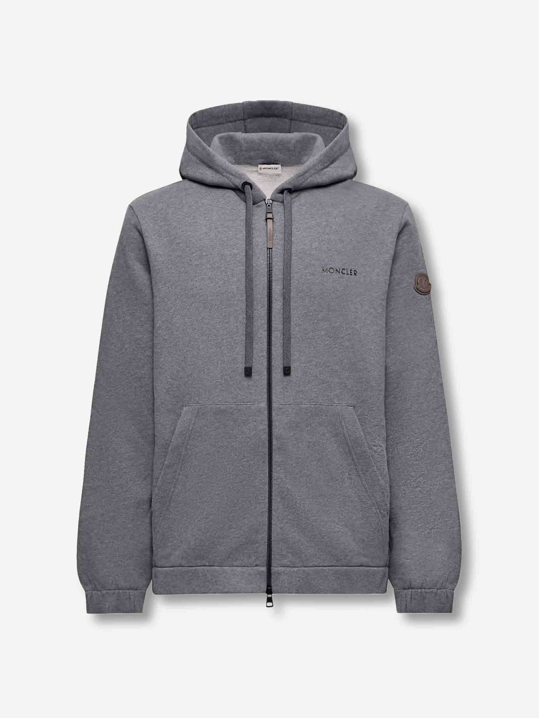 Moncler Hombre Barcelona Sudadera Cremallera Capucha color Gris sku 543-001040 01 - Foto 1