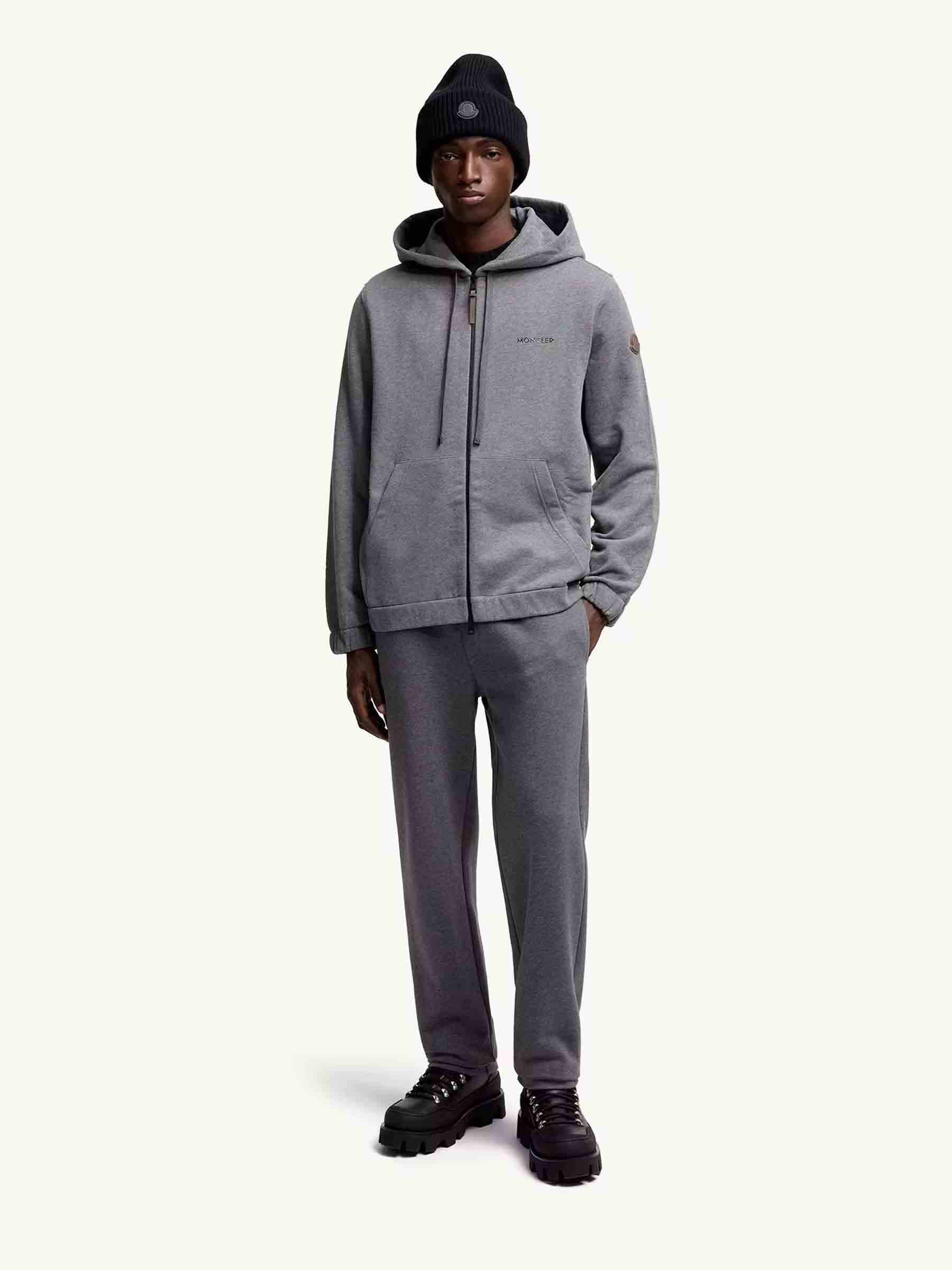 Moncler Hombre Barcelona Sudadera Cremallera Capucha color Gris sku 543-001040 01 - Foto 2