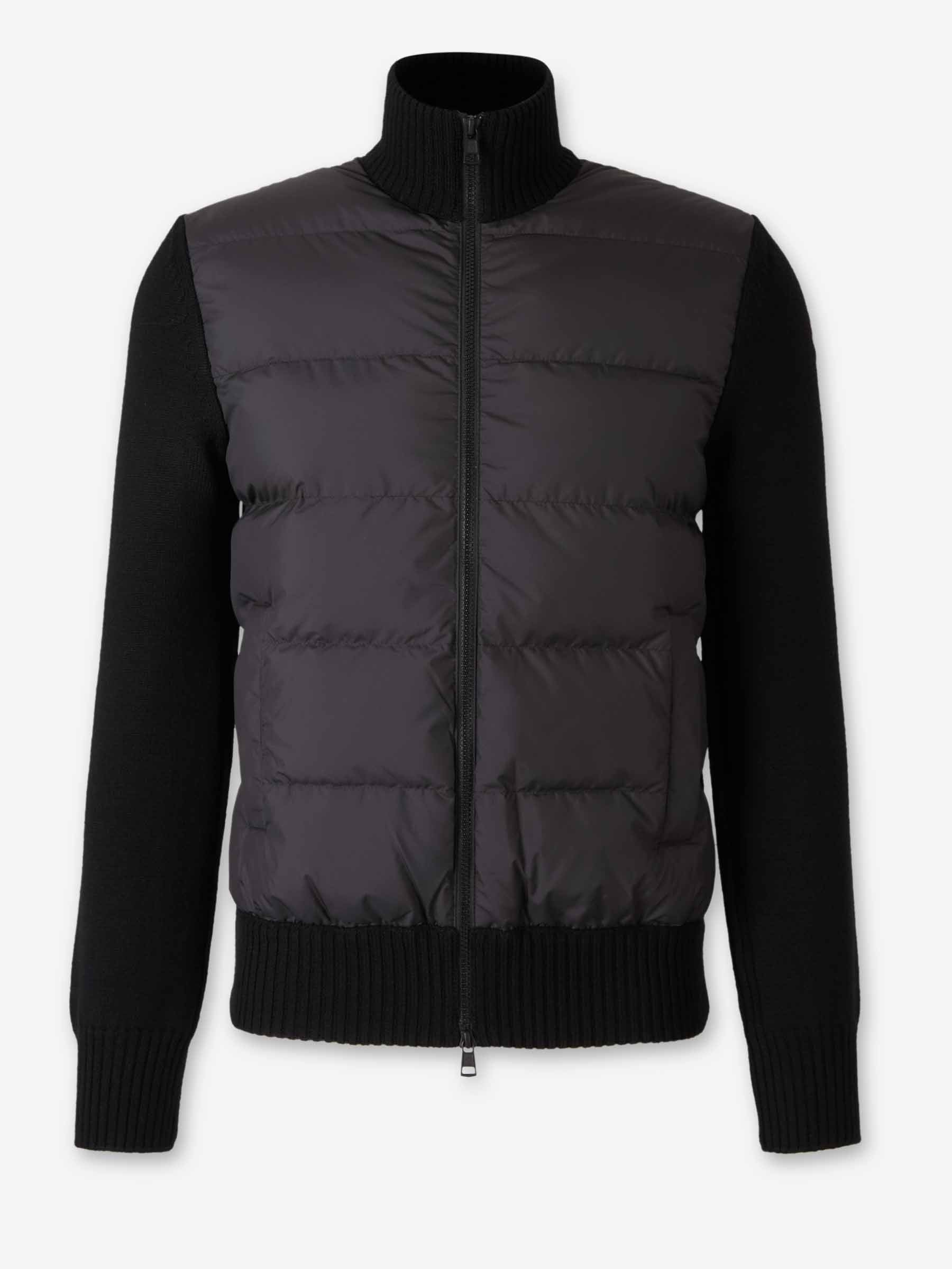 Moncler Hombre Barcelona Cárdigan Acolchado Cremallera color Negro sku 543-001041 02 - Foto 1