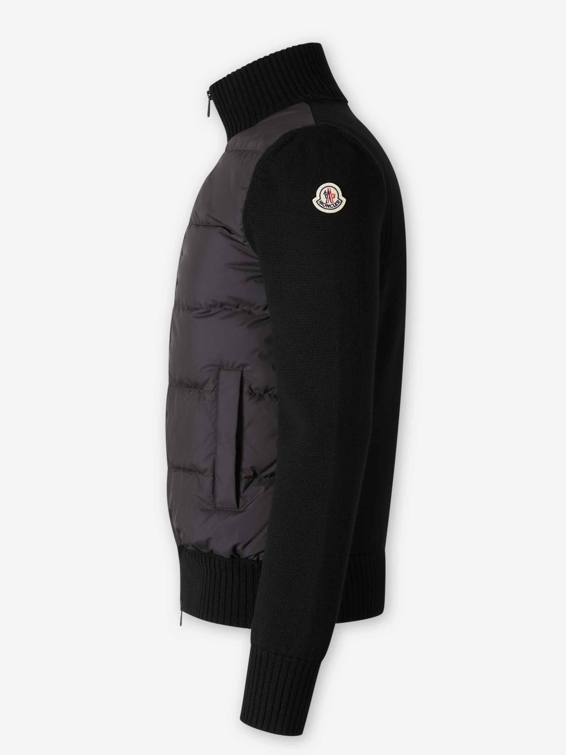 Moncler Hombre Barcelona Cárdigan Acolchado Cremallera color Negro sku 543-001041 02 - Foto 2
