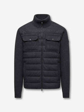 Moncler Hombre Barcelona Cárdigan Cremallera Acolchado color Gris Oscuro sku 543-001044 01 - Foto 1