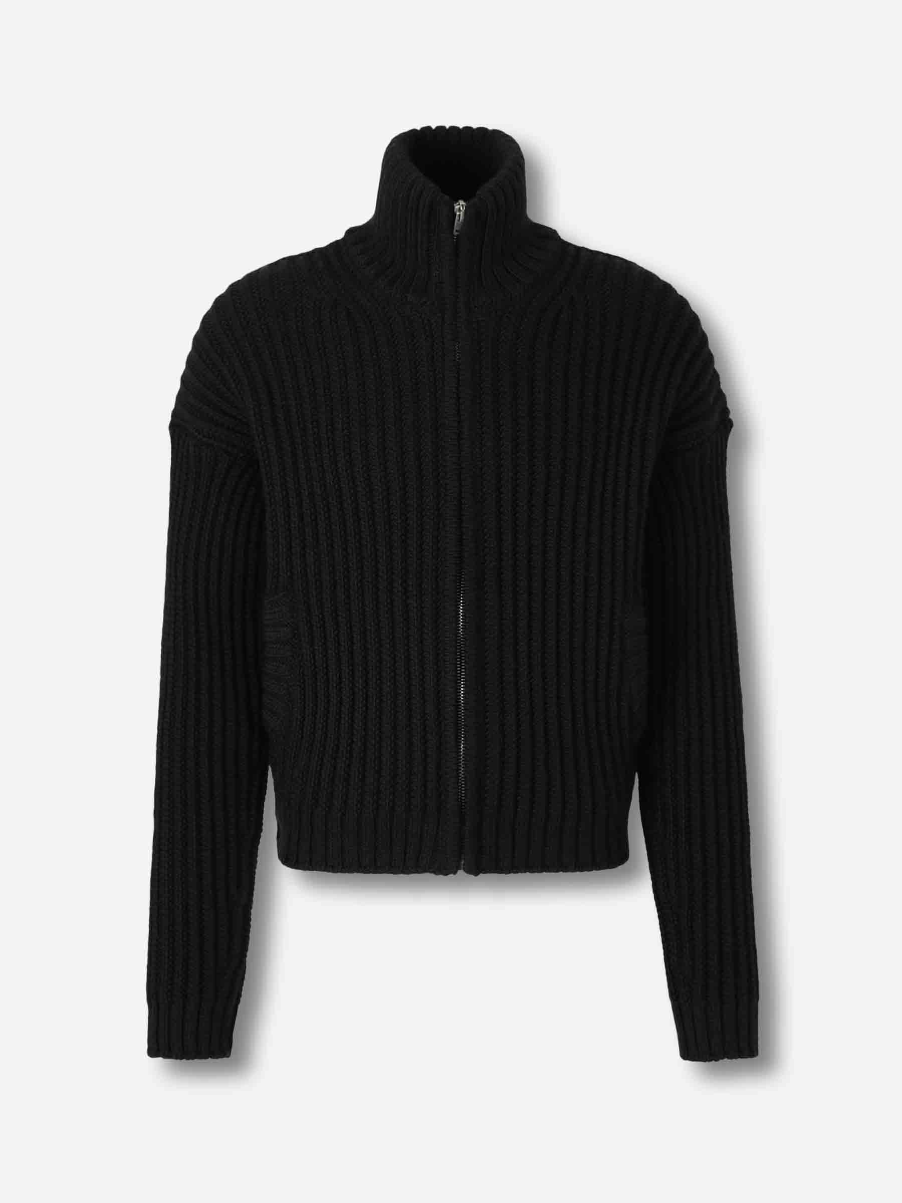 Acne Studios Hombre Barcelona Cárdigan Cremallera Lana color Negro sku 543-001045 01 - Foto 1