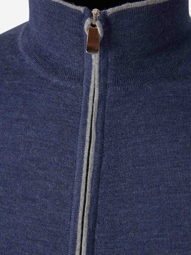 Santa Eulalia Hombre Barcelona Cárdigan Lana Cremallera color Gris Claro sku 543-001046 01 - Foto 3