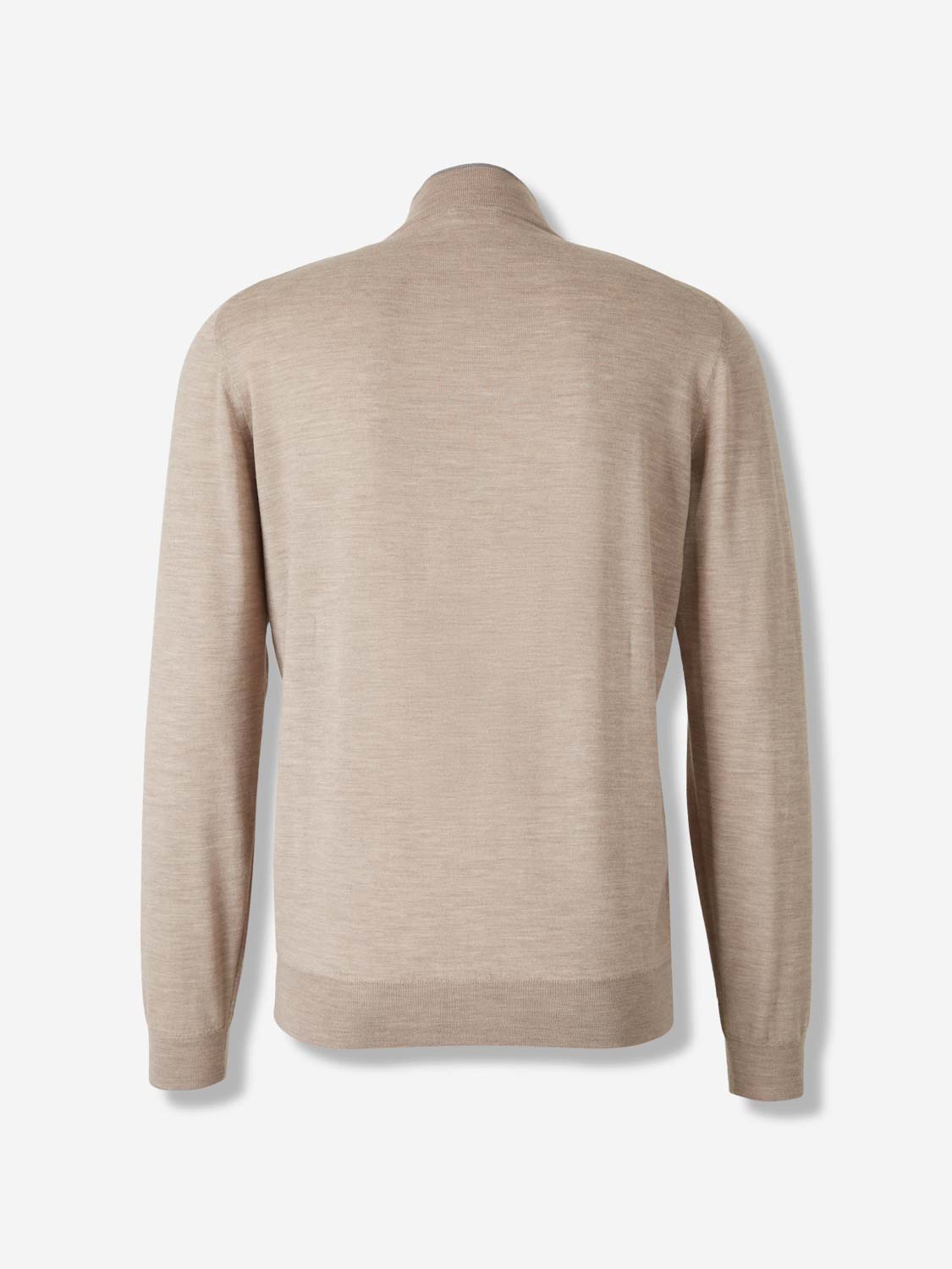 Woll-Cardigan mit Reißverschluss