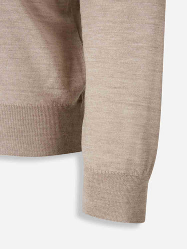 Santa Eulalia Hombre Barcelona Cárdigan de Lana con Cremallera color Gris Claro sku 543-001046 02 - Foto 3