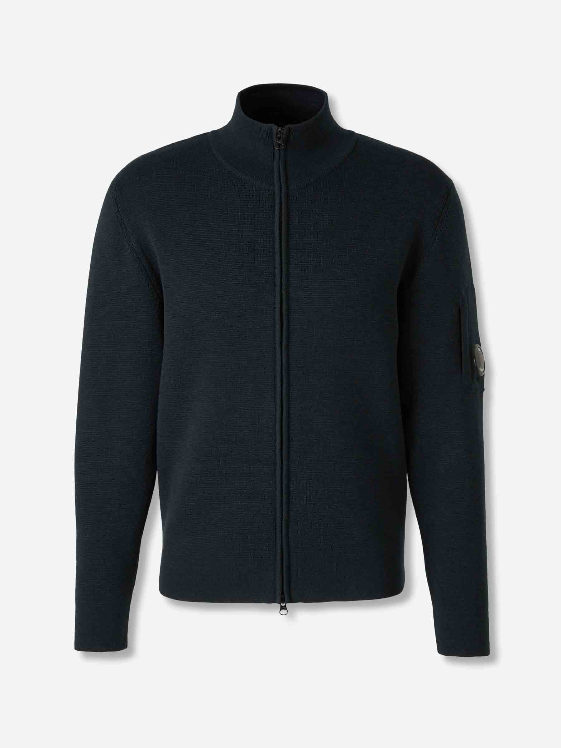 C.P. Company Hombre Barcelona Cárdigan Punto Cremallera color Verde Jungla sku 543-001049 01 - Foto 1