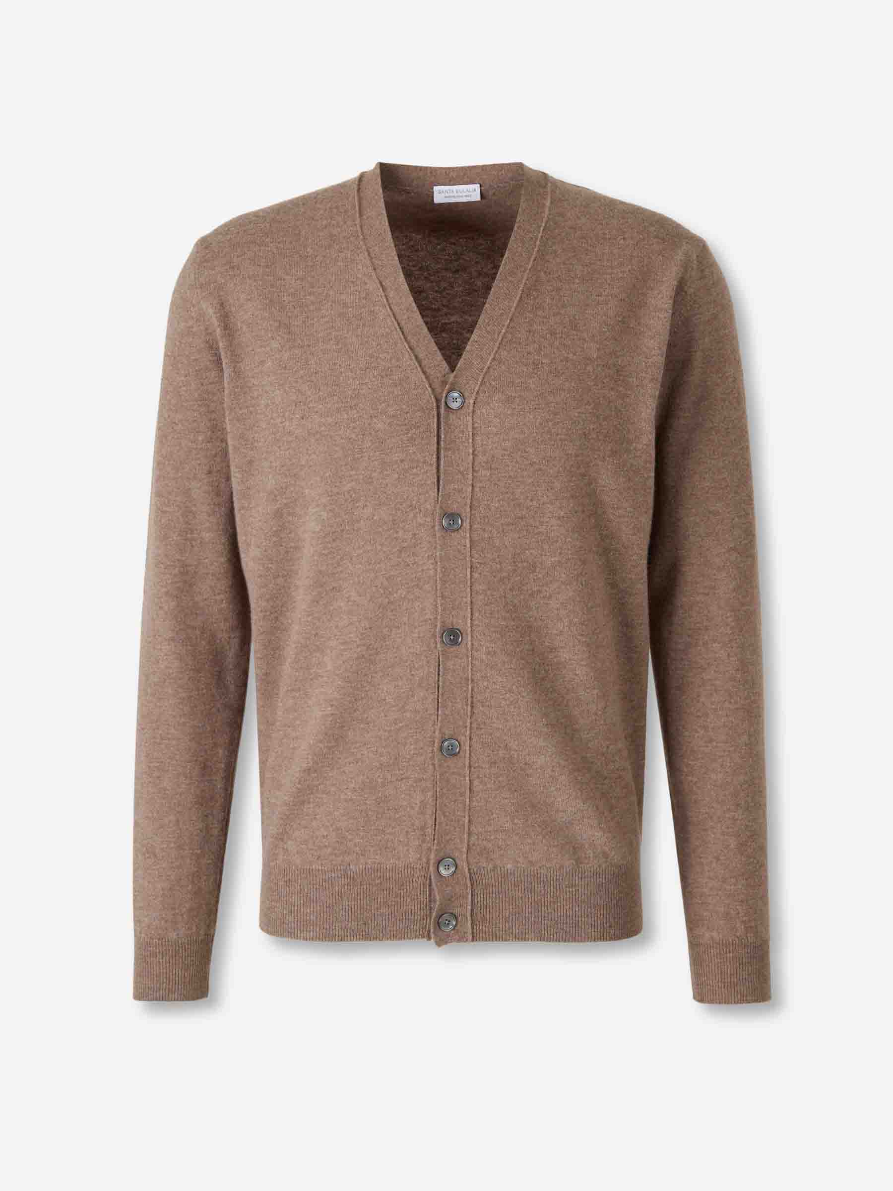 Santa Eulalia Hombre Barcelona Cárdigan Punto Lana color Camel sku 543-001052 02 - Foto 1