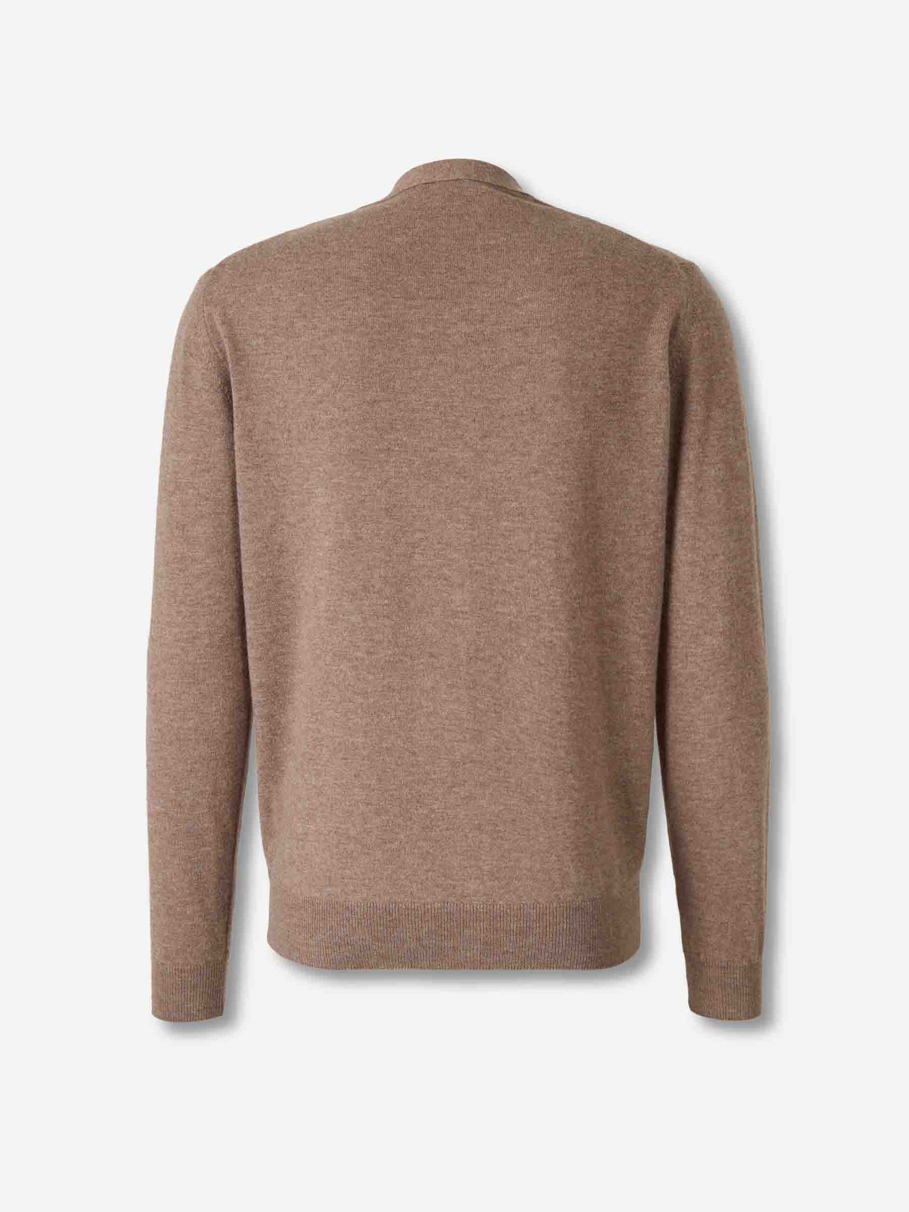 Santa Eulalia Hombre Barcelona Cárdigan Punto Lana color Camel sku 543-001052 02 - Foto 2