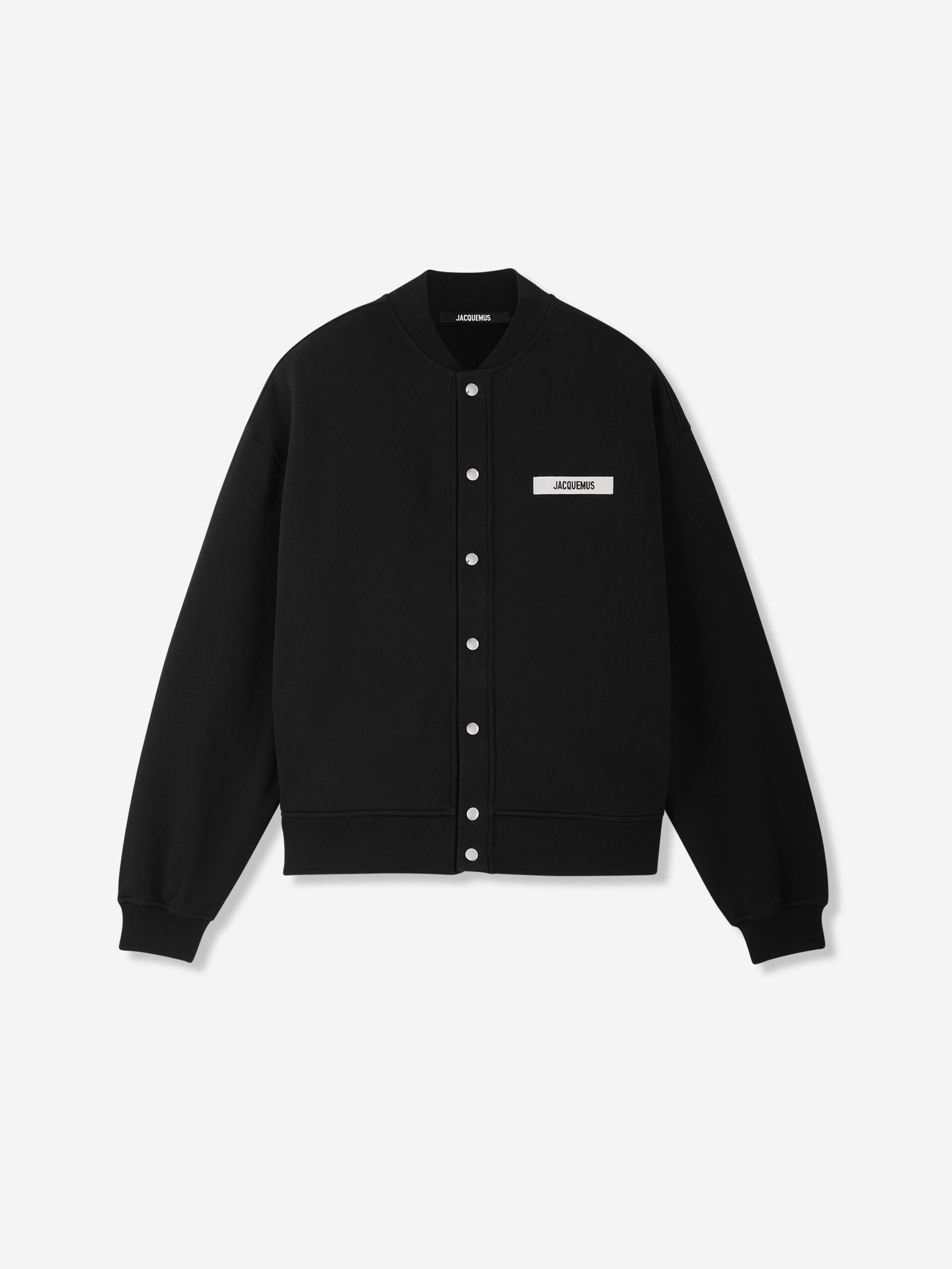 Jacquemus Hombre Barcelona Cárdigan Gros Grain color Negro sku 543-001055 01 - Foto 1