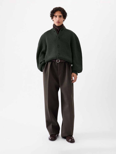 Jacquemus Hombre Barcelona Cárdigan Pallone color Verde Oscuro sku 543-001056 01 - Foto 2