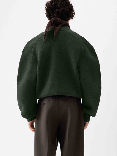 Jacquemus Hombre Barcelona Cárdigan Pallone color Verde Oscuro sku 543-001056 01 - Foto 3