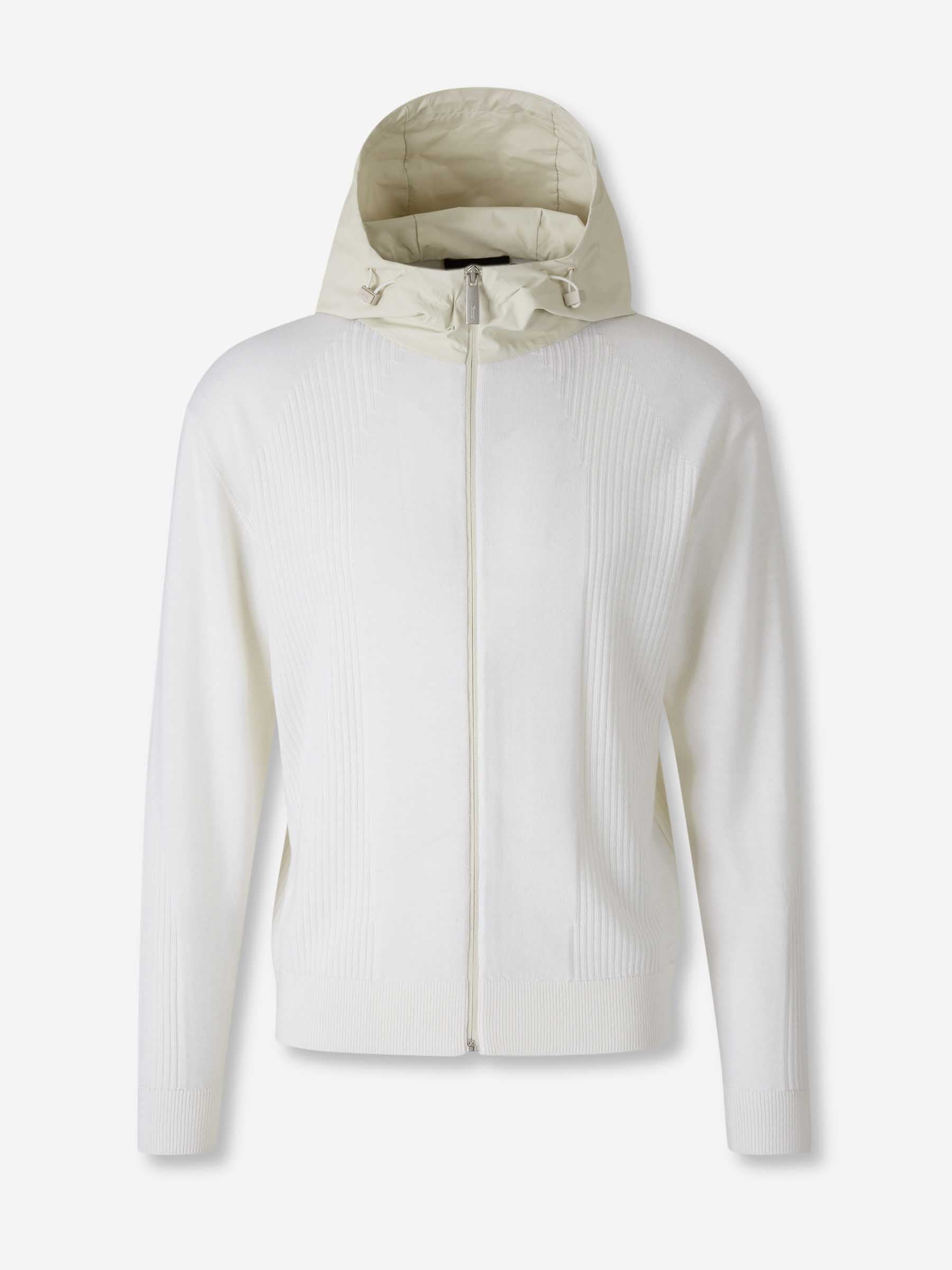 Laminar Hombre Barcelona Cárdigan Punto Capucha color Blanco sku 543-001060 01 - Foto 1