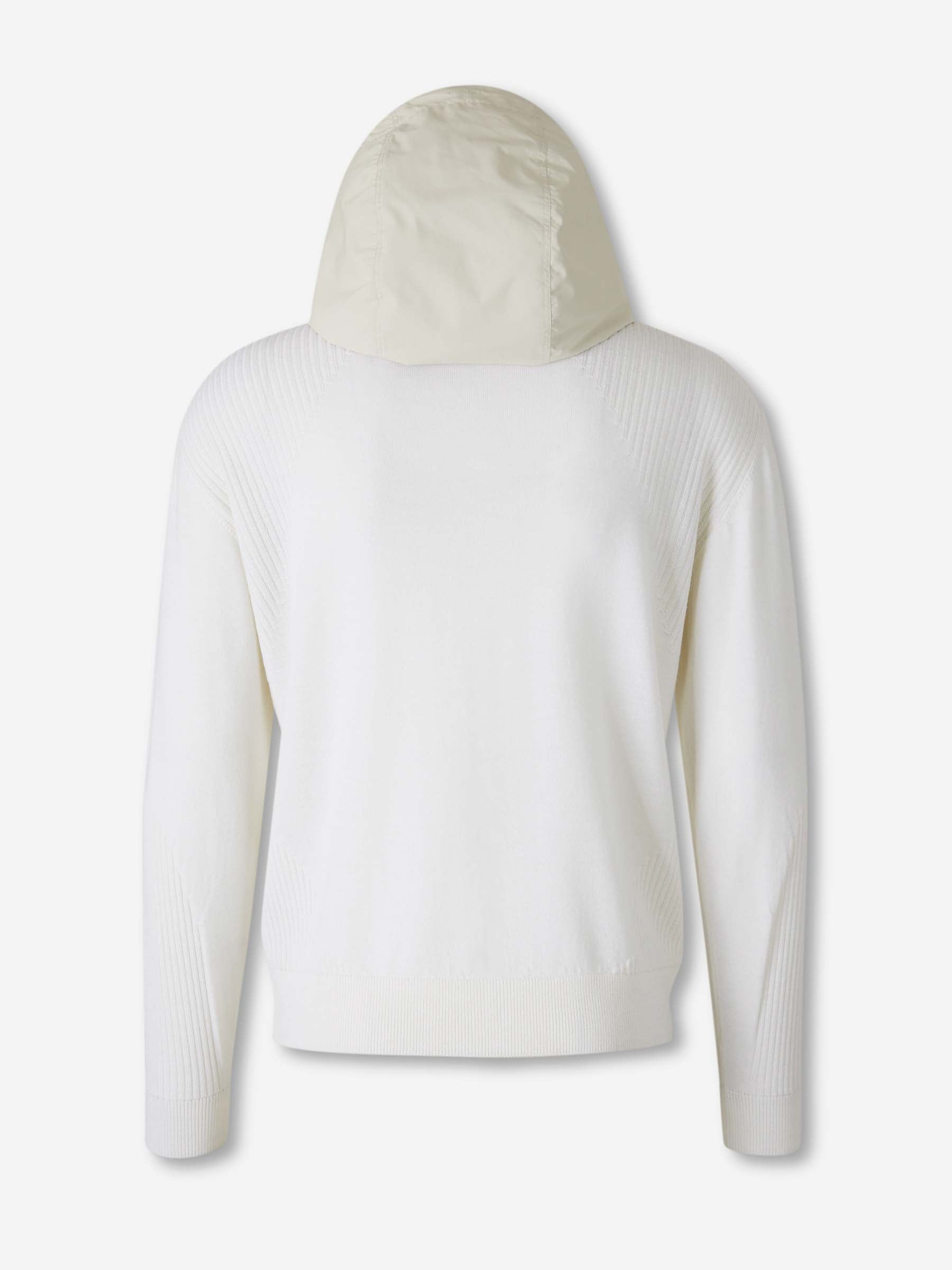 Laminar Hombre Barcelona Cárdigan Punto Capucha color Blanco sku 543-001060 01 - Foto 2