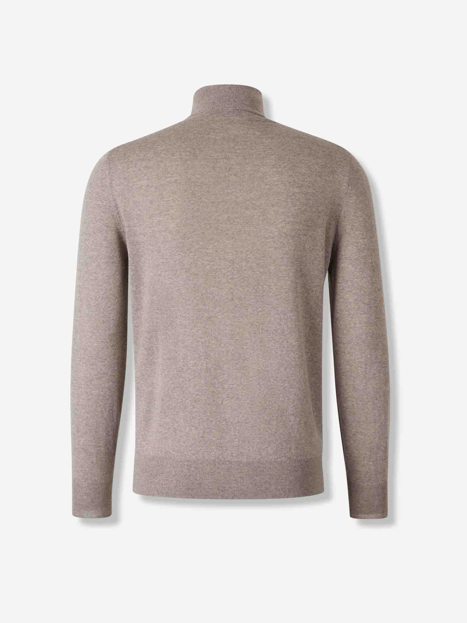 Canali Hombre Barcelona Cárdigan Punto Cremallera color Beige sku 543-001062 02 - Foto 2