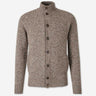 Zanone Hombre Barcelona Cárdigan Punto Lana color Gris Piedra sku 543-001064 01 - Foto 1