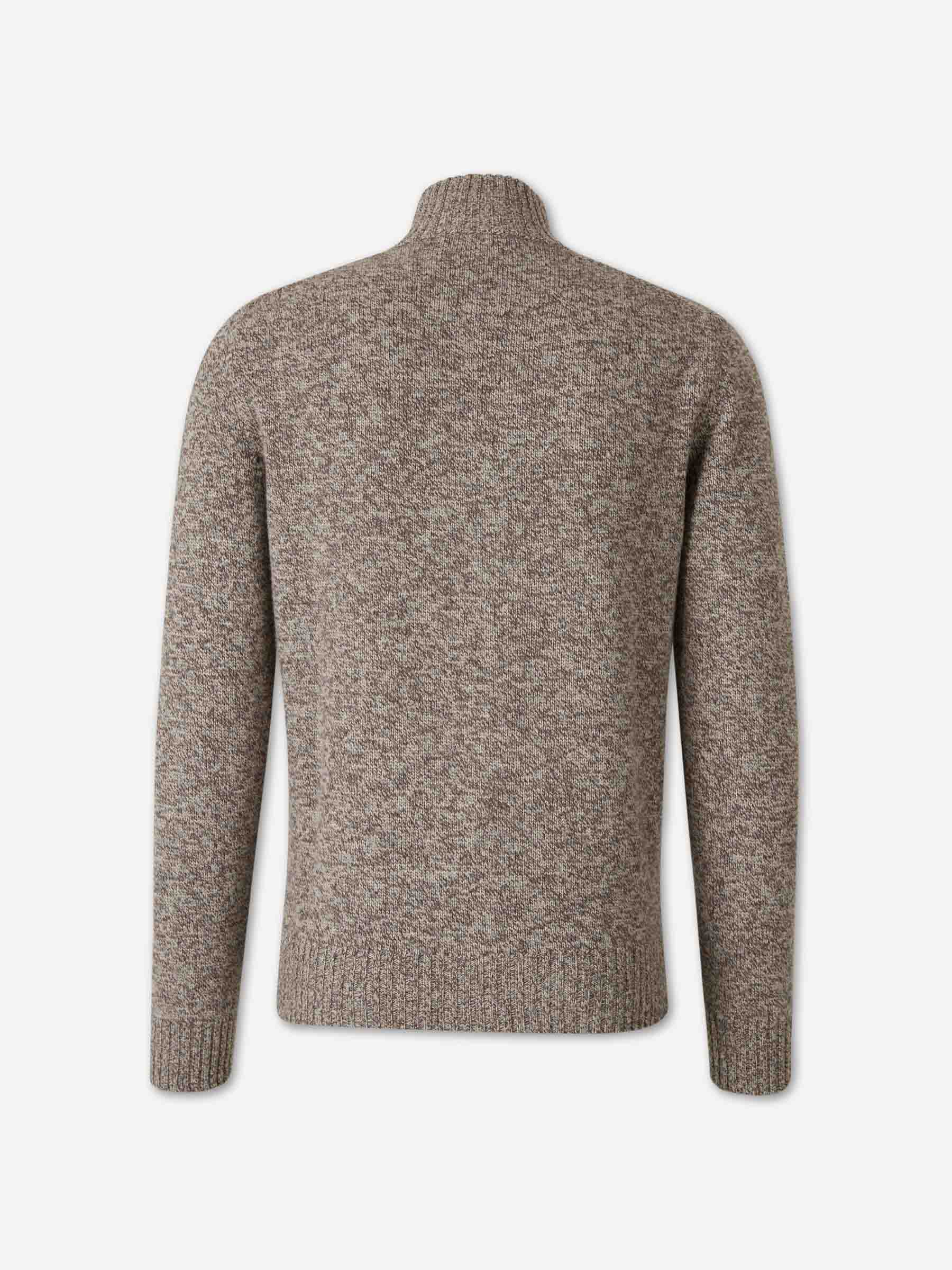 Zanone Hombre Barcelona Cárdigan Punto Lana color Gris Piedra sku 543-001064 01 - Foto 2