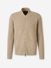 Zanone Hombre Barcelona Cárdigan Punto Cremallera color Beige sku 543-001065 01 - Foto 1