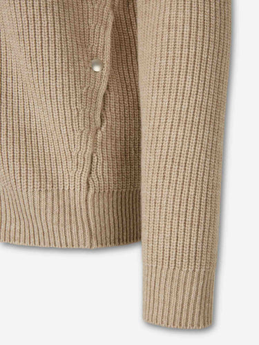 Zanone Hombre Barcelona Cárdigan Punto Cremallera color Beige sku 543-001065 01 - Foto 4
