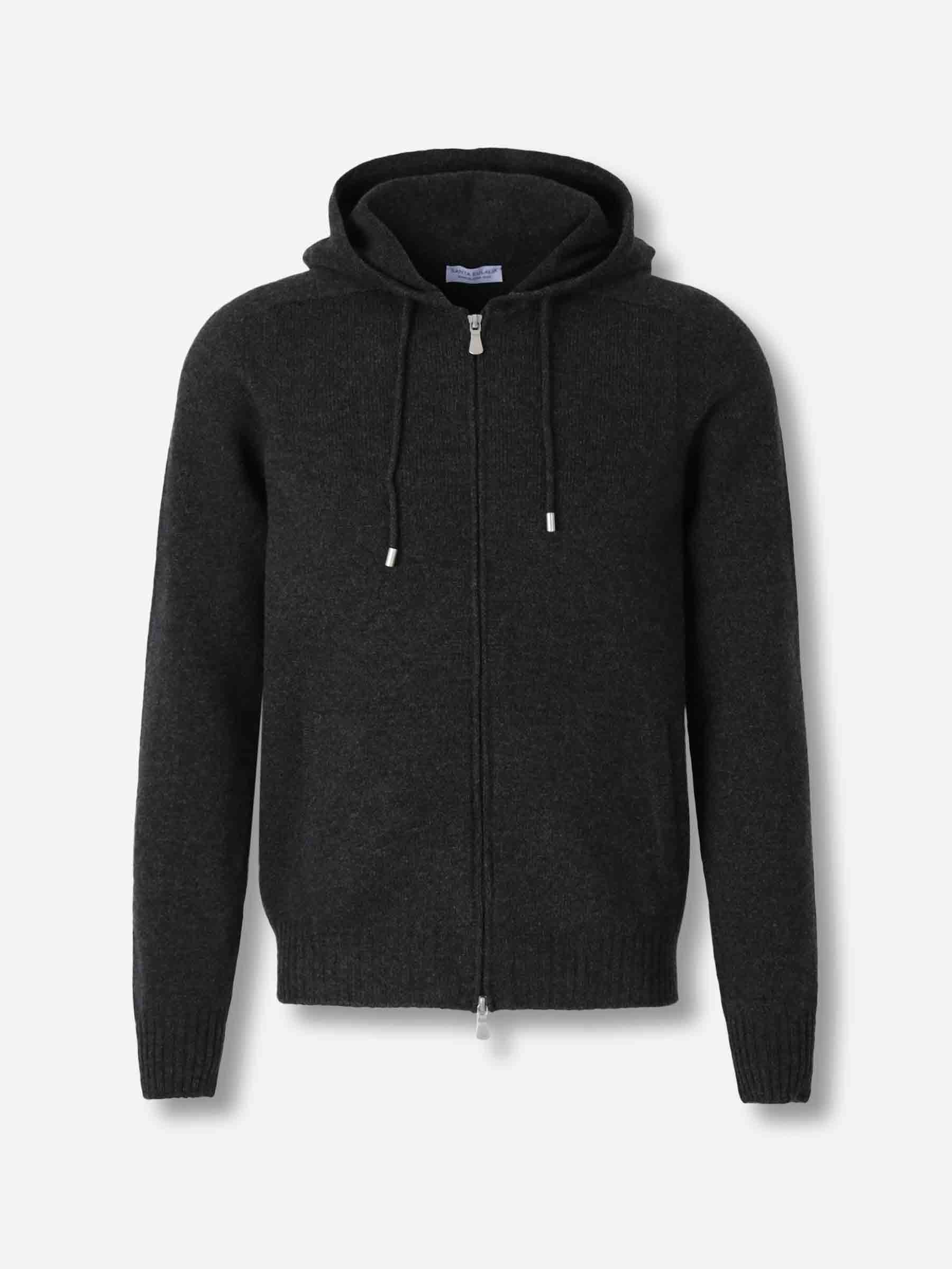 Santa Eulalia Hombre Barcelona Cárdigan Capucha Punto color Gris Antracita sku 543-001067 02 - Foto 1