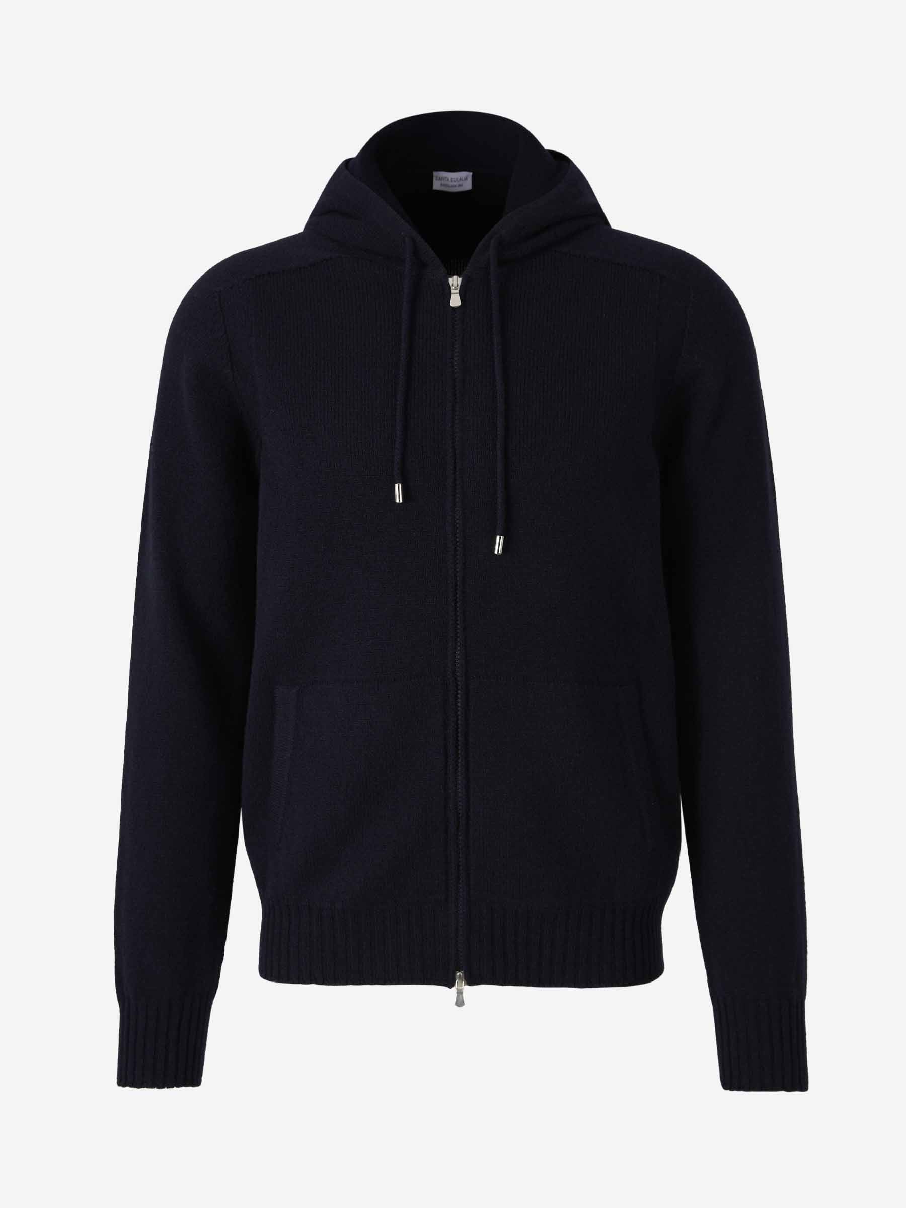 Santa Eulalia Hombre Barcelona Cárdigan Capucha Punto color Azul Noche sku 543-001067 03 - Foto 1