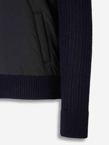Gran Sasso Hombre Barcelona Cárdigan Acolchado Lana color Azul Noche sku 543-001069 01 - Foto 4