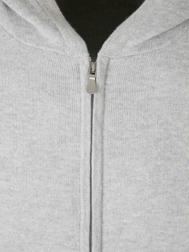 Gran Sasso Hombre Barcelona Cárdigan Punto Capucha color Gris Claro sku 543-001070 01 - Foto 3