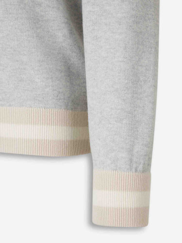 Gran Sasso Hombre Barcelona Cárdigan Punto Capucha color Gris Claro sku 543-001070 01 - Foto 4