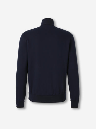 Brioni Hombre Barcelona Cárdigan Punto Cremallera color Azul Noche sku 543-001073 01 - Foto 2