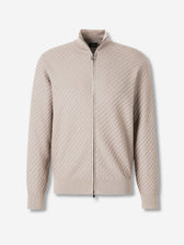 Brioni Hombre Barcelona Cárdigan Punto Cremallera color Beige sku 543-001074 01 - Foto 1