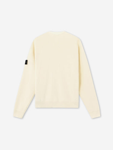 Stone Island Hombre Barcelona Cárdigan Punto Algodón color Marfil sku 543-001078 01 - Foto 3