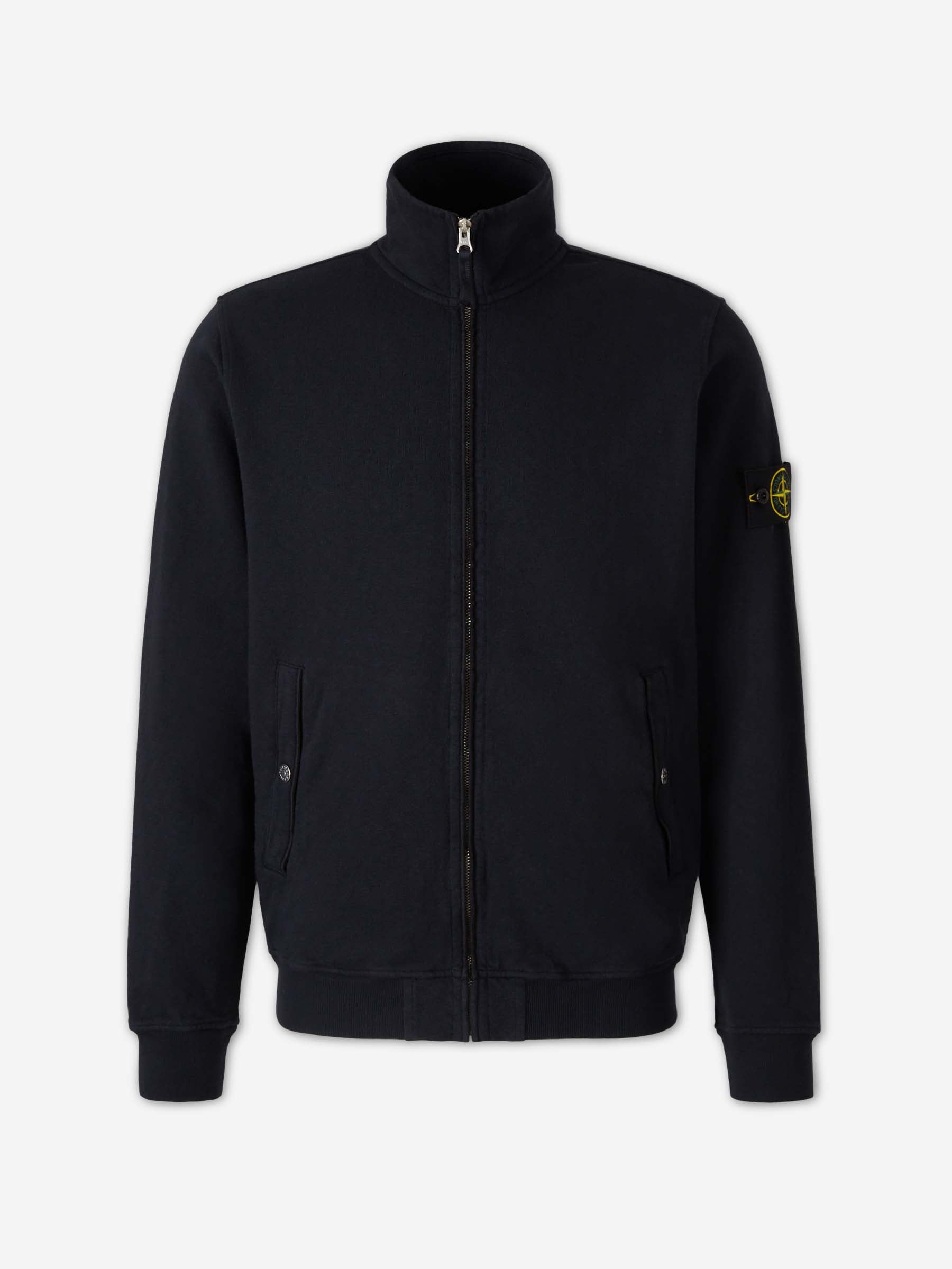 Stone Island Hombre Barcelona Sudadera Cremallera Algodón color Azul Noche sku 543-001079 01 - Foto 1