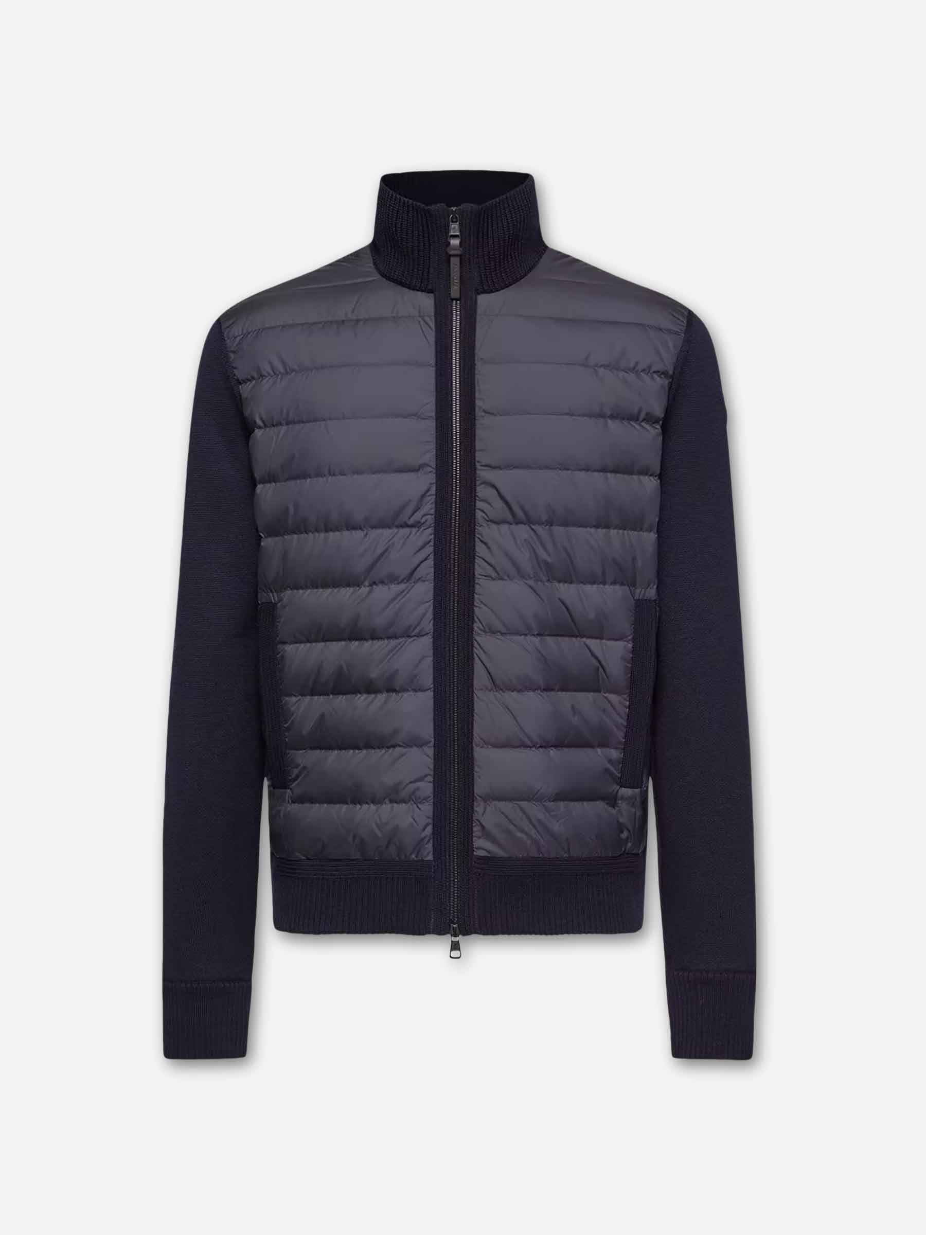 Moncler Hombre Barcelona Cárdigan Acolchado Cremallera color Azul Noche sku 543-001081 01 - Foto 1