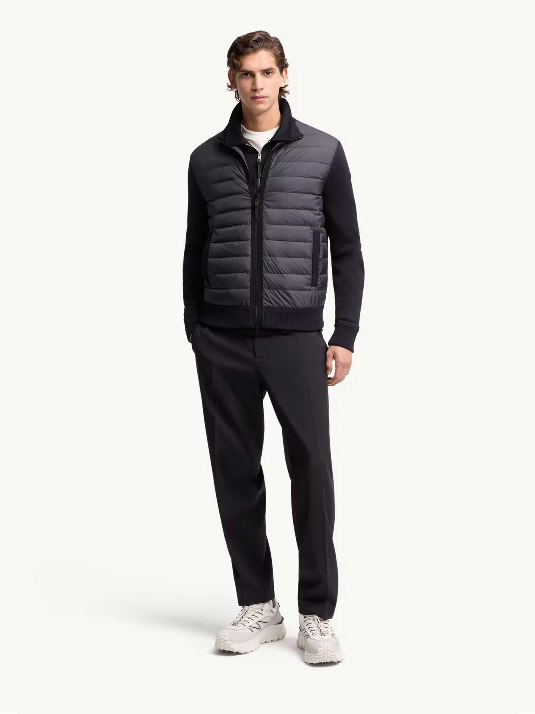 Moncler Hombre Barcelona Cárdigan Acolchado Cremallera color Azul Noche sku 543-001081 01 - Foto 2