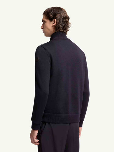 Moncler Hombre Barcelona Cárdigan Acolchado Cremallera color Azul Noche sku 543-001081 01 - Foto 3