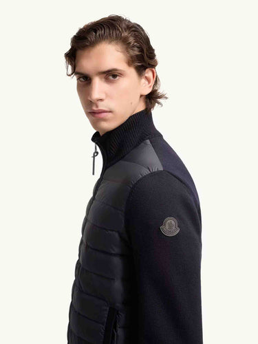 Moncler Hombre Barcelona Cárdigan Acolchado Cremallera color Azul Noche sku 543-001081 01 - Foto 4