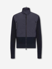 Moncler Grenoble Hombre Barcelona Cárdigan Acolchado Punto color Azul Noche sku 543-001086 01 - Foto 1