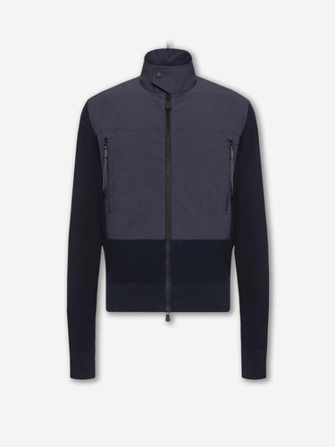 Moncler Grenoble Hombre Barcelona Cárdigan Acolchado Punto color Azul Noche sku 543-001086 01 - Foto 1