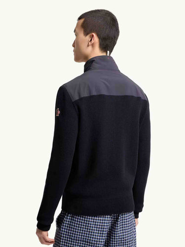 Moncler Grenoble Hombre Barcelona Cárdigan Acolchado Punto color Azul Noche sku 543-001086 01 - Foto 3