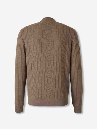 Brioni Hombre Barcelona Cárdigan Punto Lana color Marrón sku 543-001090 01 - Foto 2