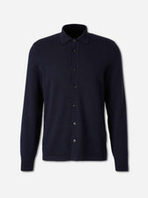 Brioni Hombre Barcelona Cárdigan Punto Cachemira color Azul Noche sku 543-001091 02 - Foto 1