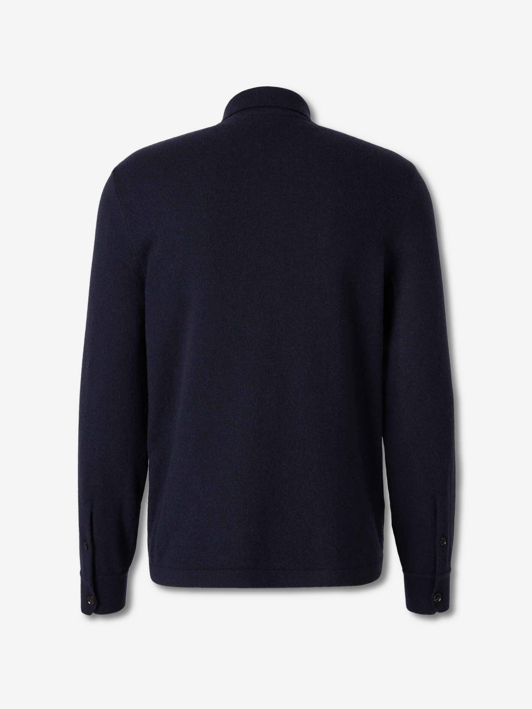 Brioni Hombre Barcelona Cárdigan Punto Cachemira color Azul Noche sku 543-001091 02 - Foto 2