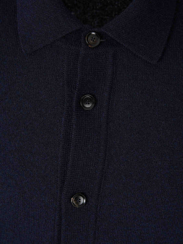 Brioni Hombre Barcelona Cárdigan Punto Cachemira color Azul Noche sku 543-001091 02 - Foto 3