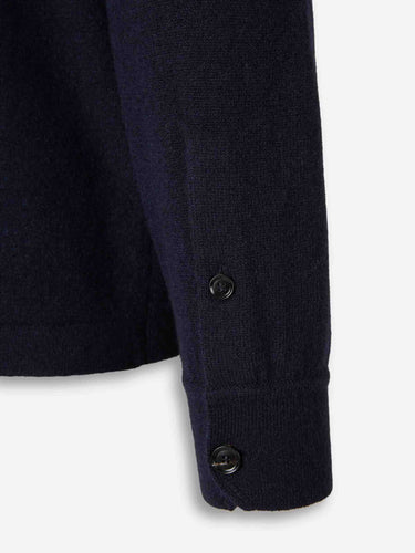 Brioni Hombre Barcelona Cárdigan Punto Cachemira color Azul Noche sku 543-001091 02 - Foto 4