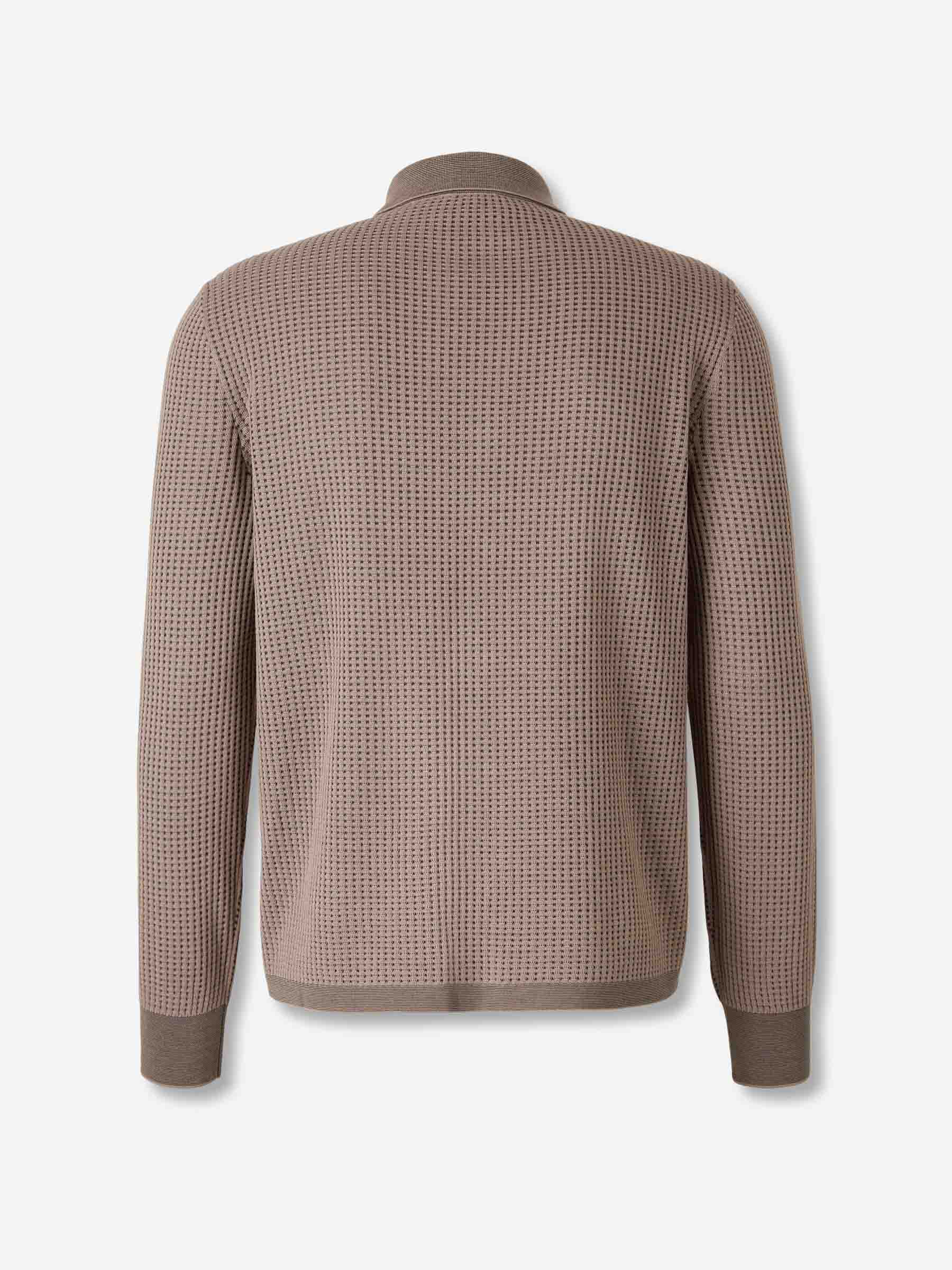 Brioni Hombre Barcelona Cárdigan Punto Lana color Marrón sku 543-001092 01 - Foto 2